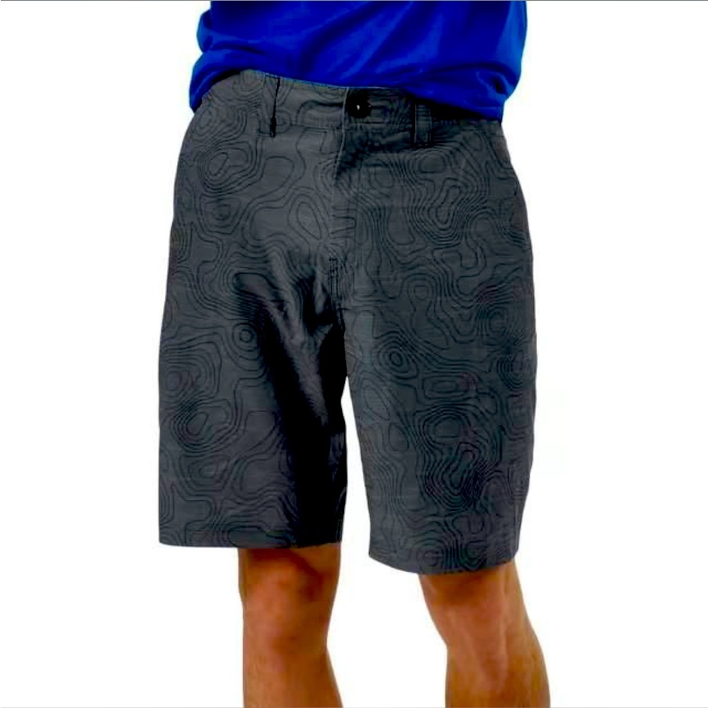 Sea•Doo Men's Gray Patterned Shorts